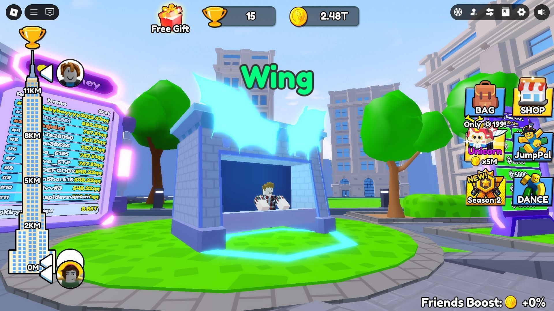 The Wings shop (Image via Roblox)